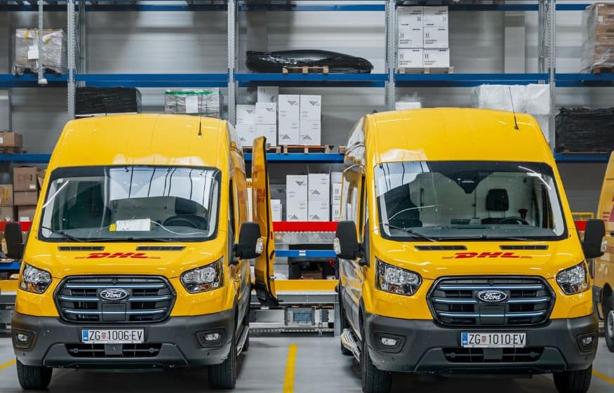 Ford Transit van voorkant