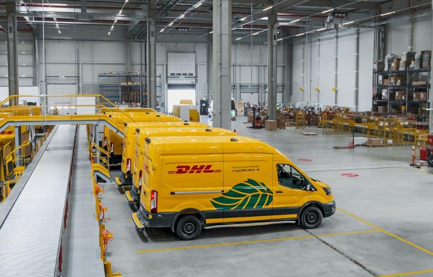Ford Transit van zijkant