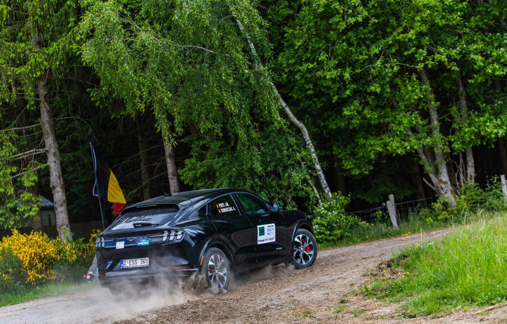 Ford Mustang Mach-E op de E-rallye