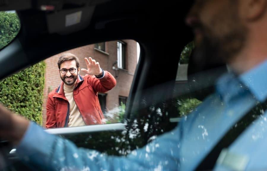 Moeder en kind showroom Ford Kuga