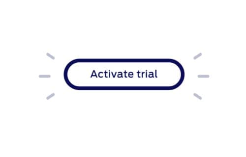 Ford kies activate trial icoon