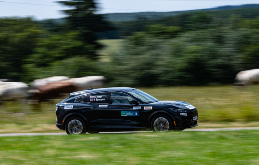 Mustang Mach-E op de Ardenne Roads EcoRally 2023