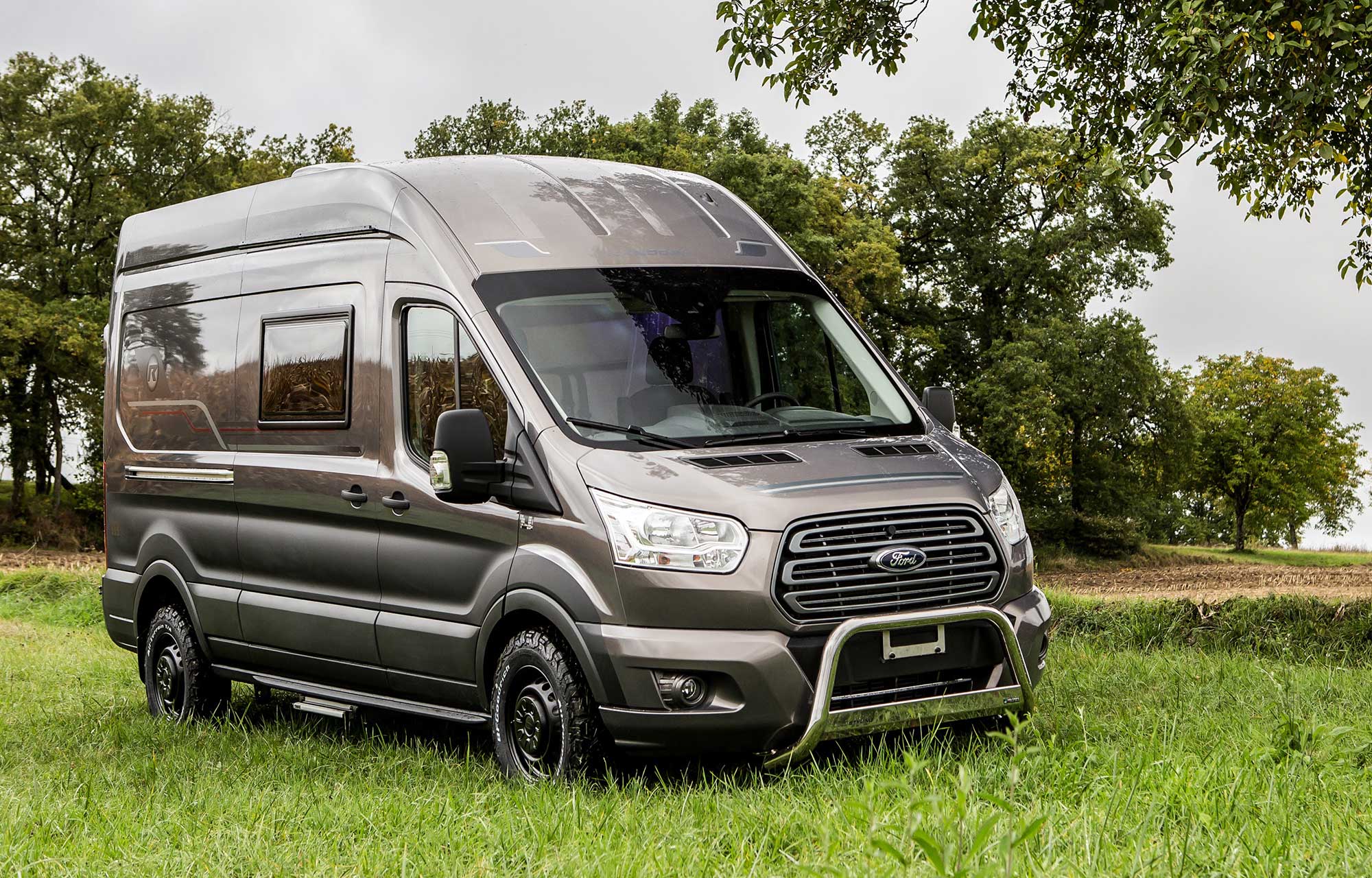 Ford Transit gebruikt voor Randger 560 Nieuwe generatie Ford Fiesta Vignale