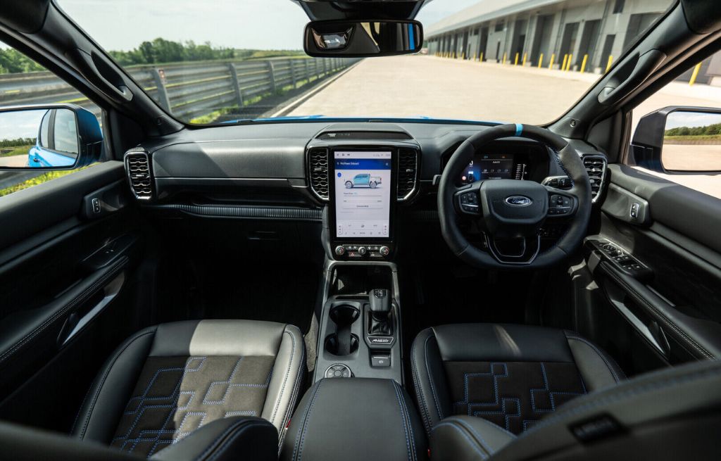 Ford Ranger PHEV MS-RT intérieur et sièges