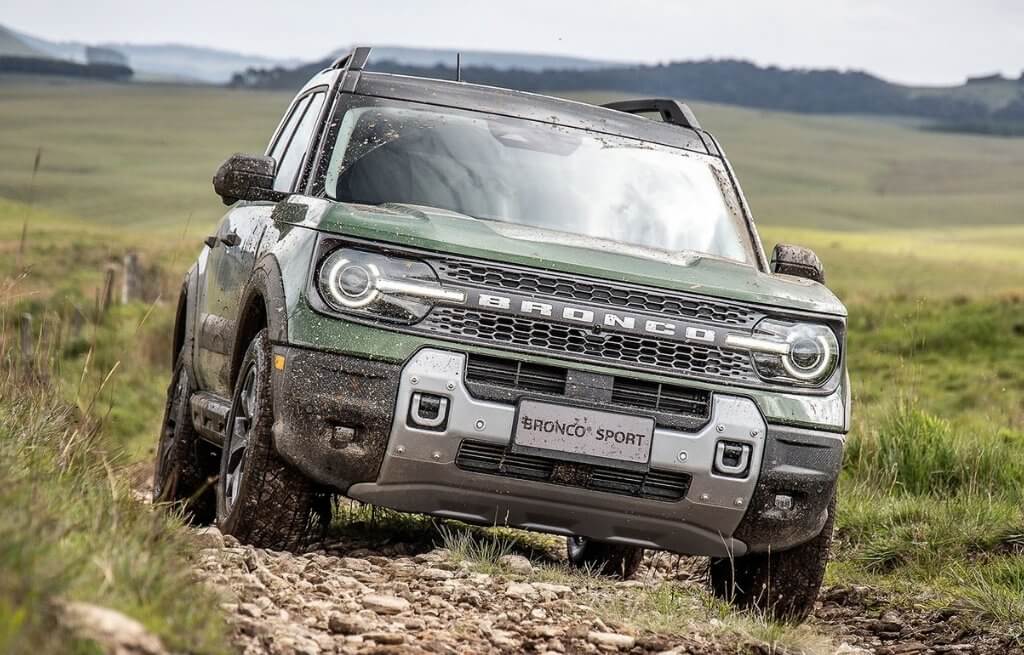Bronco Sport Ford Bronco Sport em trilha off-road