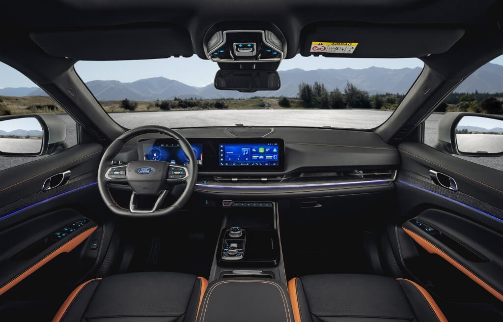 Novo Territory Painel interior digital do Novo Ford Territory