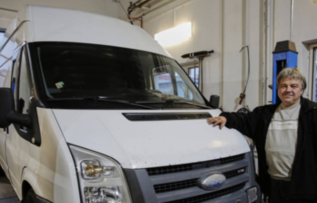 Ford Transit na República Tcheca que ultrapassou 999.999 quilômetros
