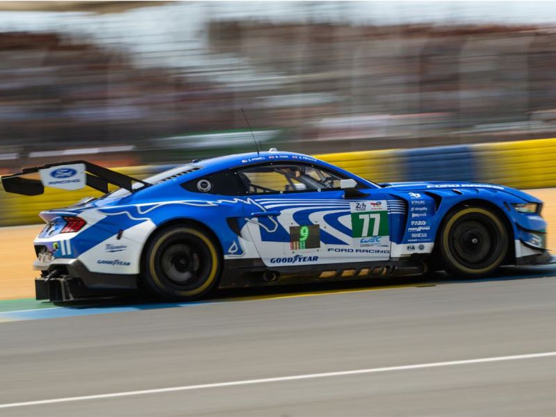 Ford Mustang GT3 Lateral do carro de Endurance Ford Mustang GT3