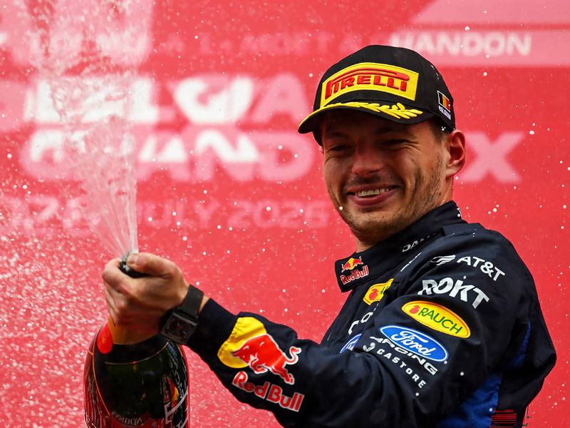 Max Verstappen conquista pódio no GP da Bélgica