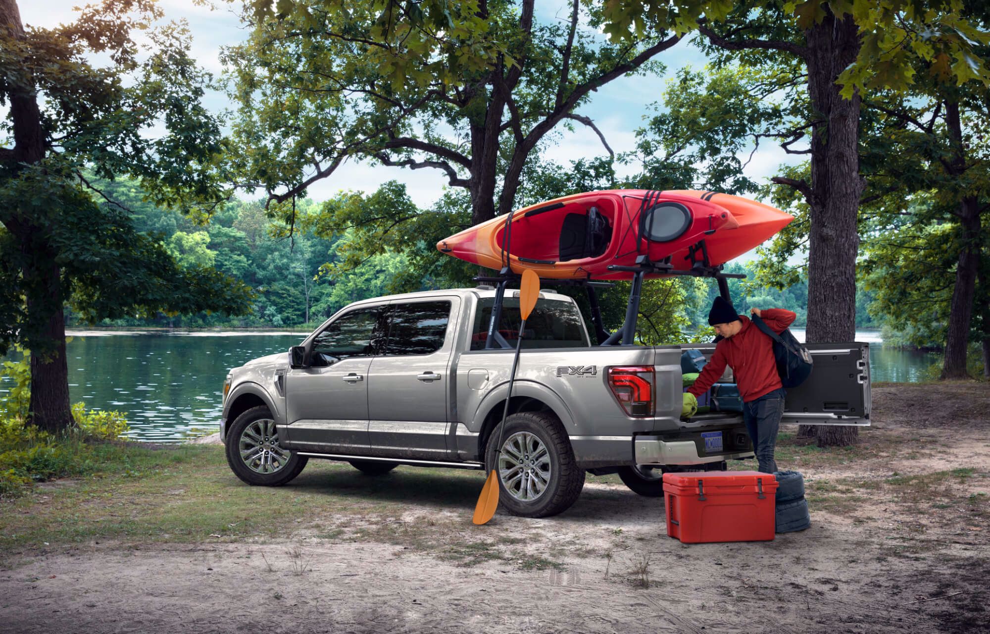 Ford F-150 em ambiente de natureza