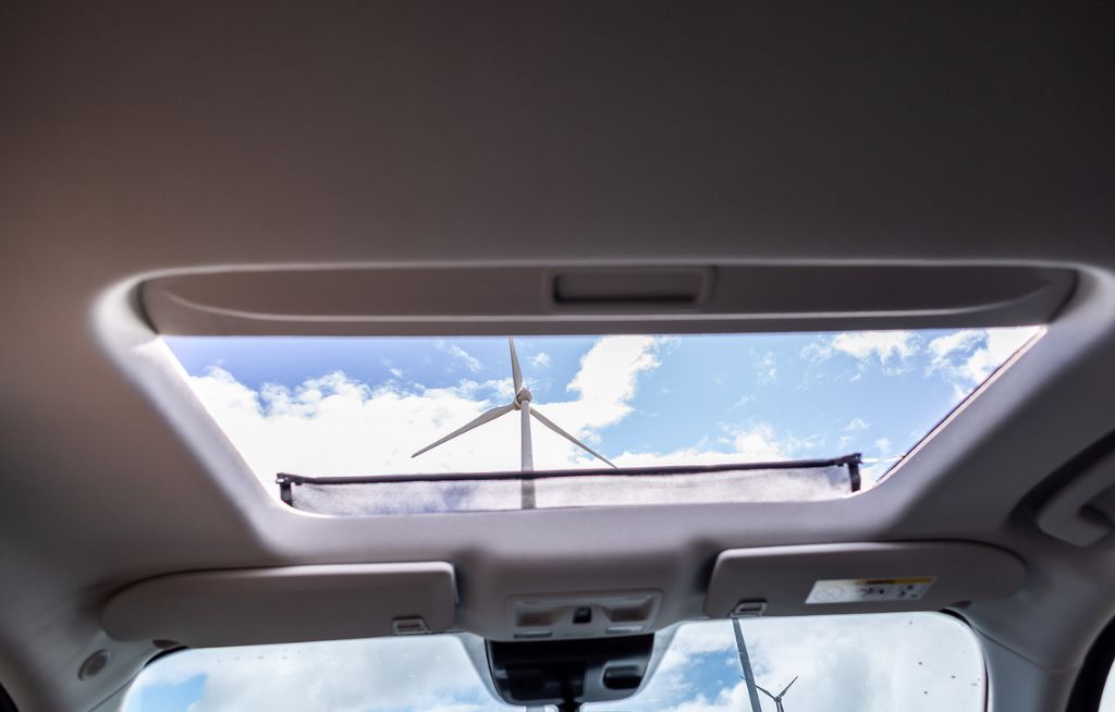 Maverick Hybrid Teto panorâmico da Ford Maverick Hybrid