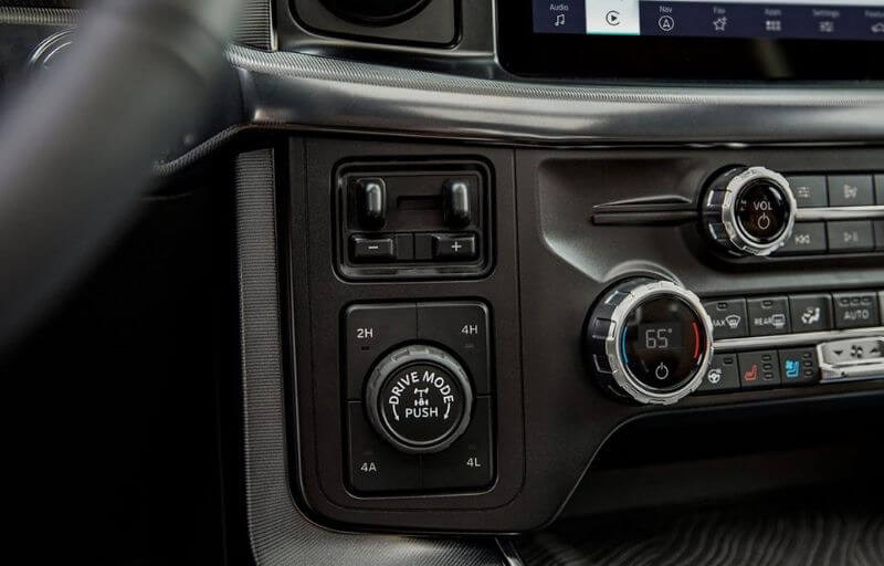 Ford F-150 Botão Rotativo Modos de Condução