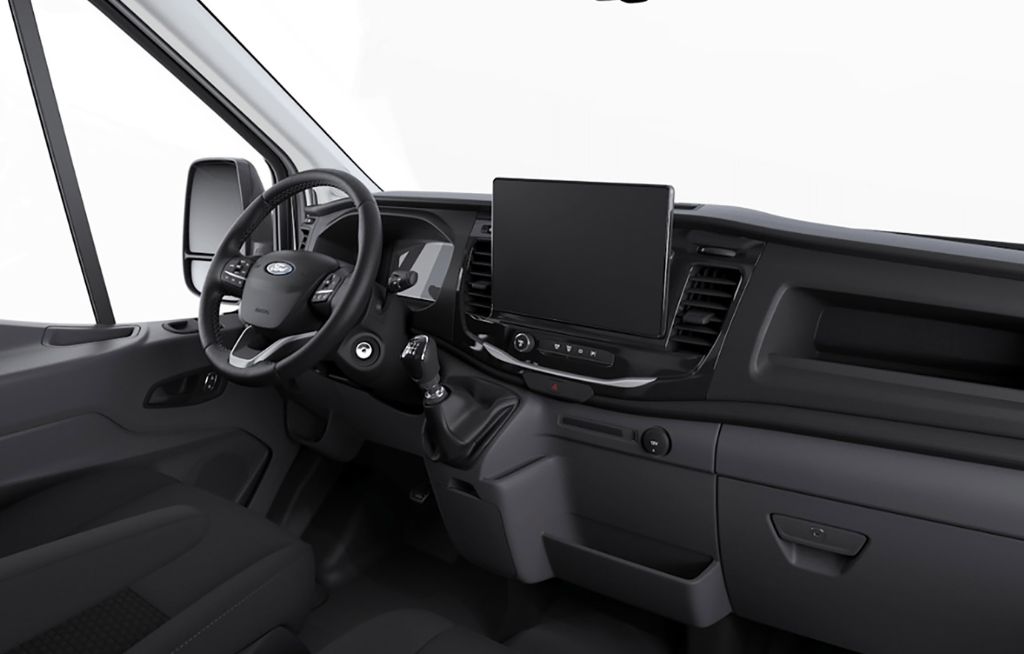 Interior da Ford Transit