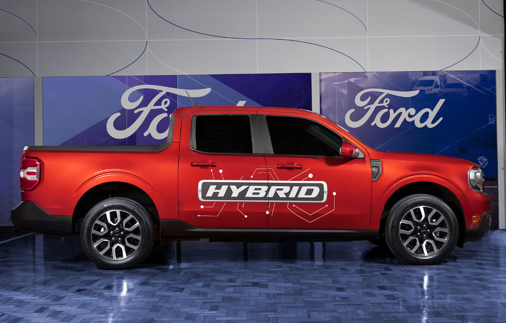 Ford Maverick Hybrid Vermelha Frente