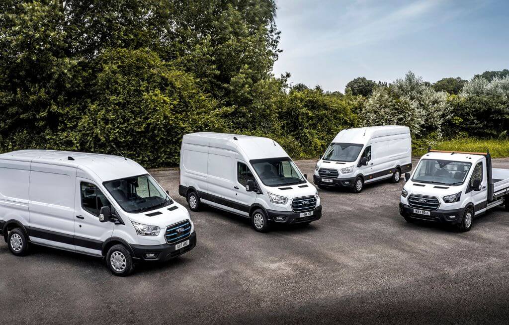 Veículos Comerciais Ford: Transit Furgão, Transit Chassi e E-Transit
