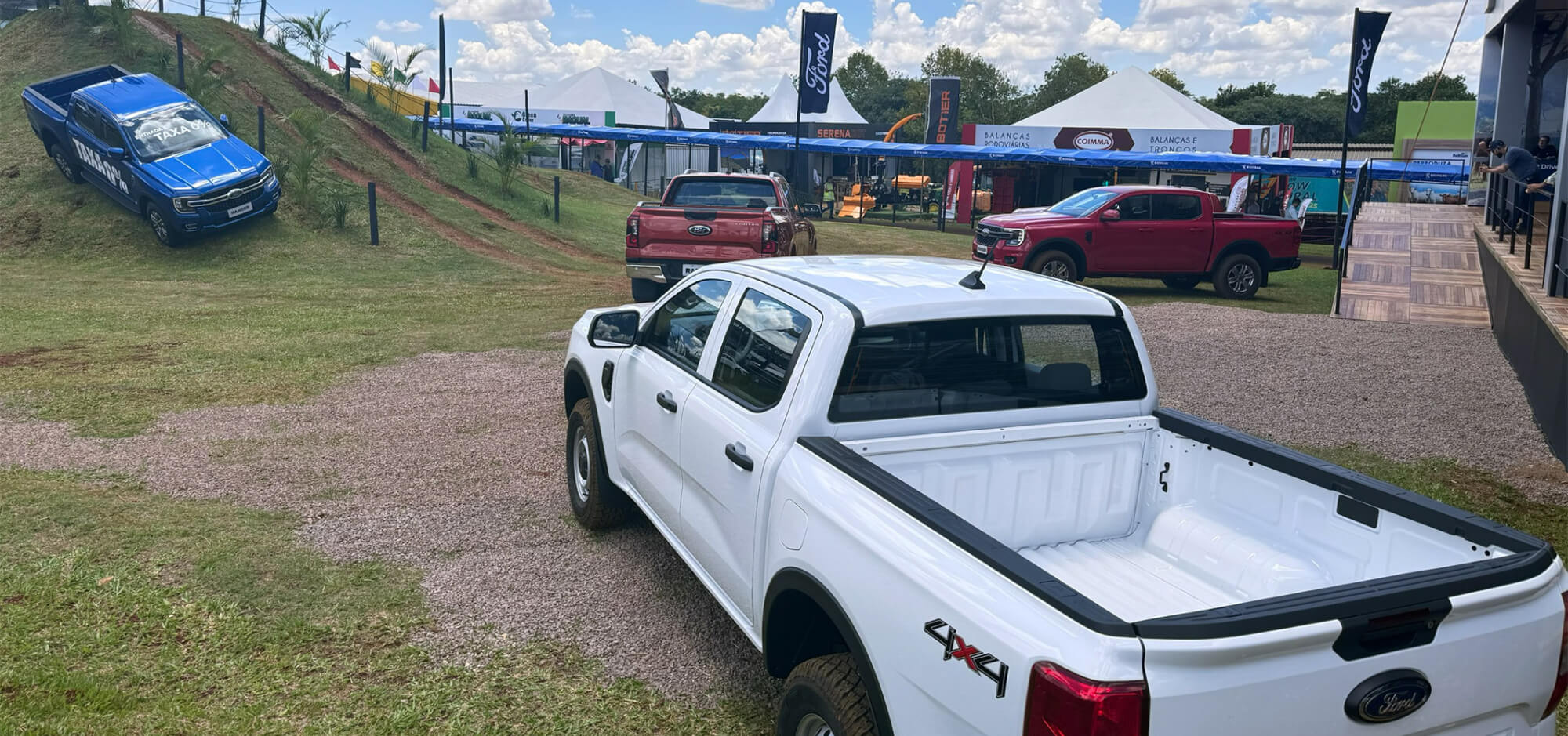 Pista especial de test-drive Ford na Coopavel