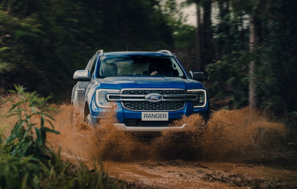Design Ford Ranger Ford Ranger XLS Branca de Frente