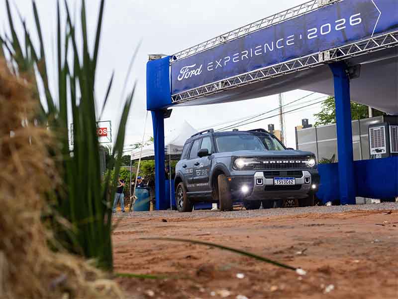 Entrada do Ford Experience 2026