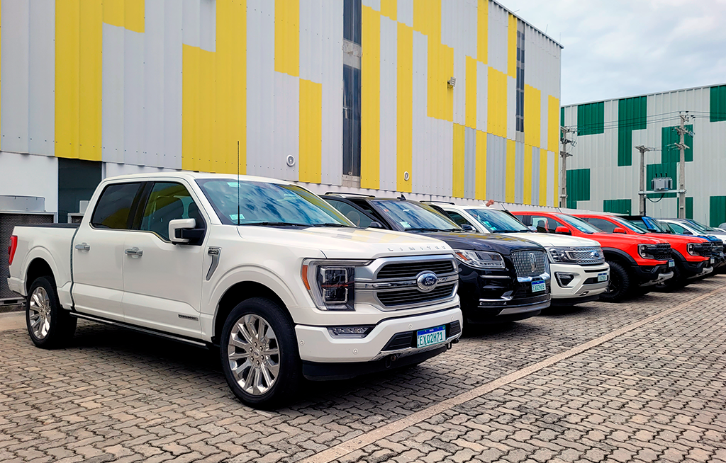 Veículos que são trabalhados pela Ford aqui na Bahia