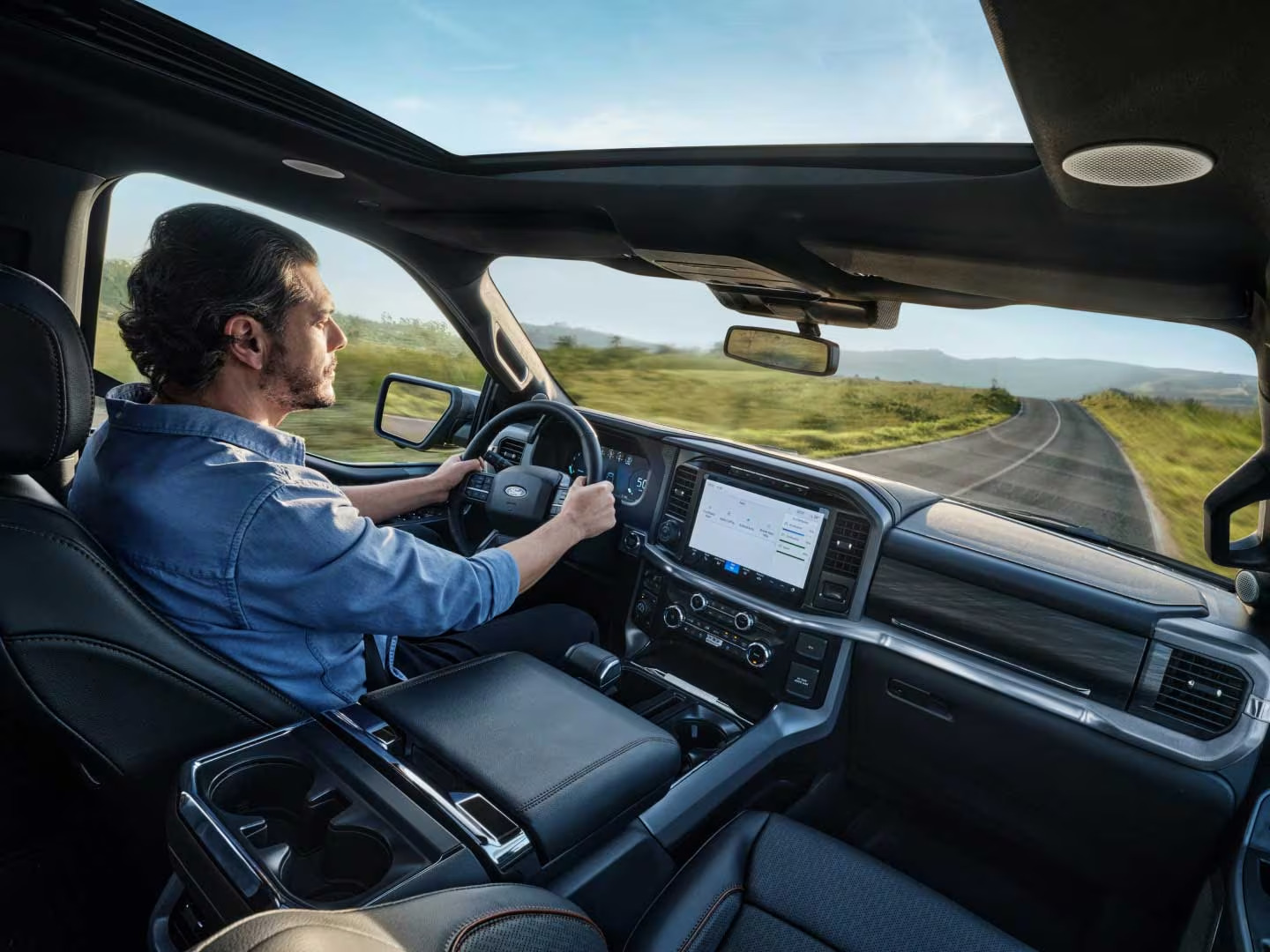 Painel Conectividade da Ford Ranger XLS