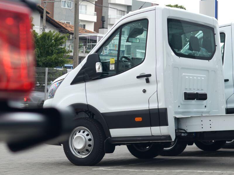 Ford Transit Chassi Lateral do veículo comercial Ford Chassi