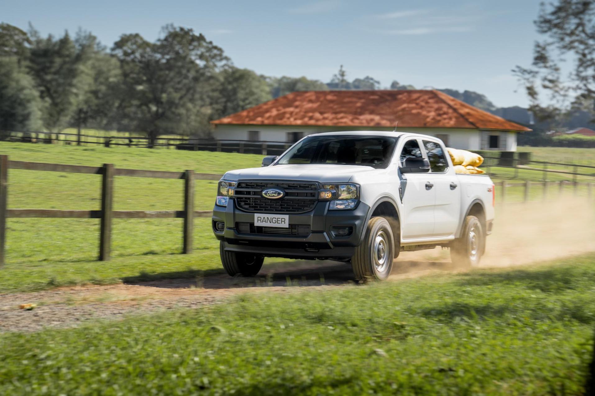 Design Ford Ranger XLS Ford Ranger XLS Branca de Frente