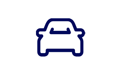 Icono de un vehículo azul