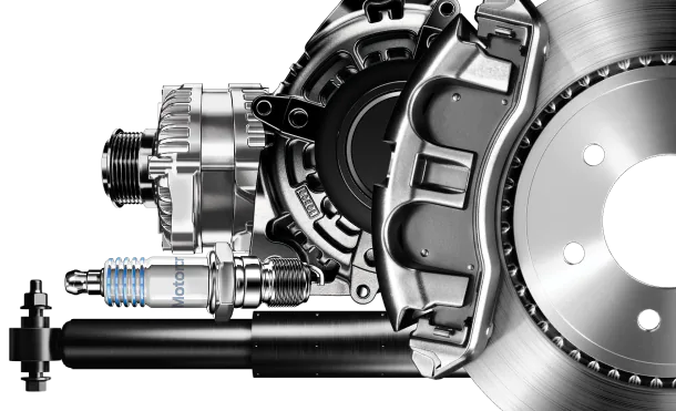 Motor de un vehículo Ford