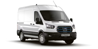 Ford E-Transit Van blanca