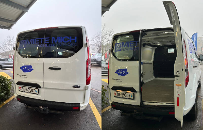 Ford Transit Custom Laderaum