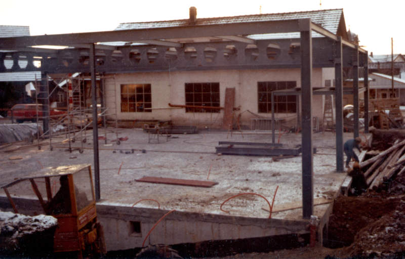 Neubau der Werkstatt