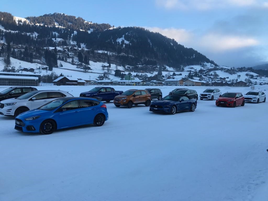 Schaub AG Ford Winterfahrtraining Gstaad
