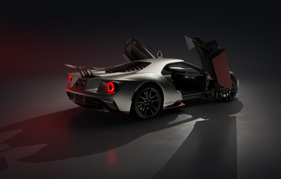 2022 Ford GT LM vue laterale arriere