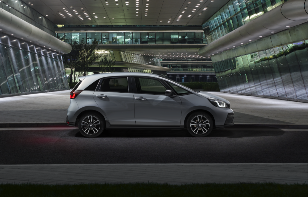 Honda Jazz grau Seitenansicht