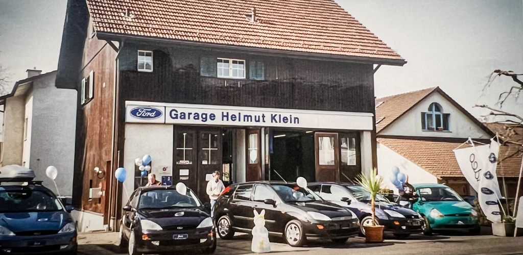 Bild der Anfänge der Garage
