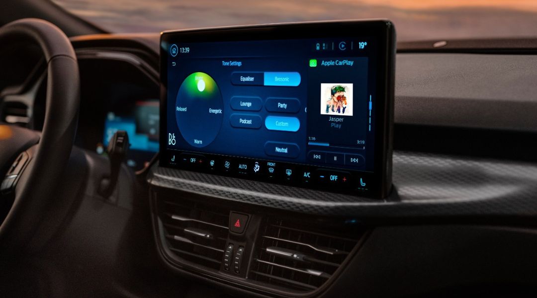 Sistema audio touchscreen con selezione musicale