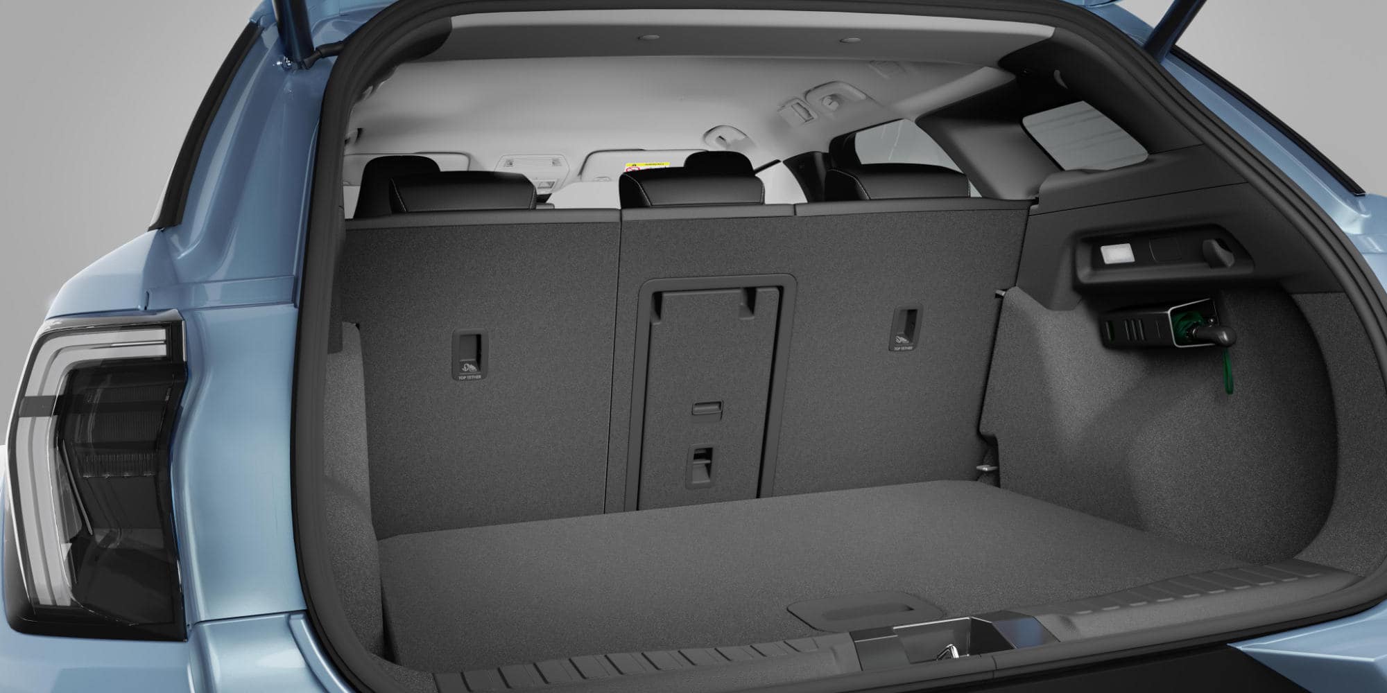 Ford Explorer bagagerumrum Billede af Ford Explorer bagagerumrum