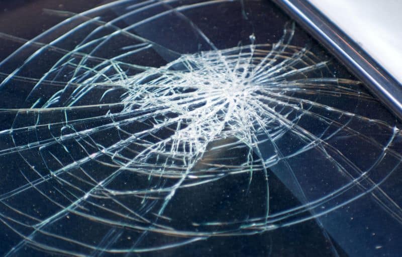 Revne i rude billede af rudeskade