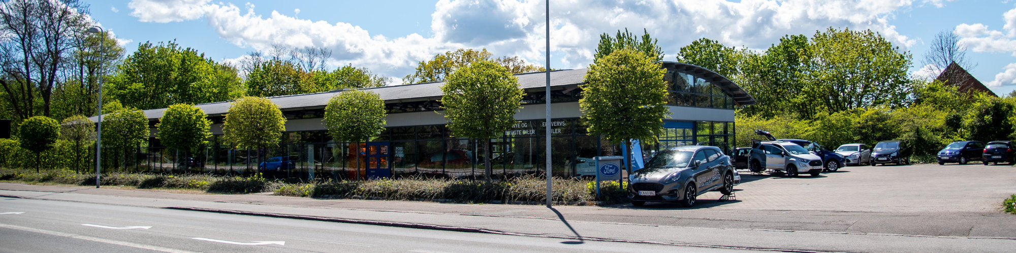 Ford Hørsholm værksted Bjarne Nielsen facade