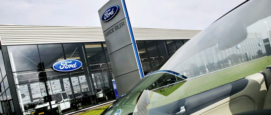 Ford Varde forhandler facade