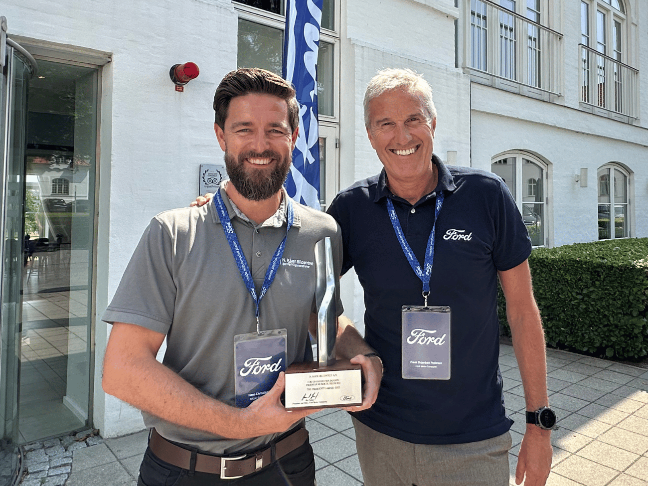 Ford Presidents Award Hans-Christian og Frank