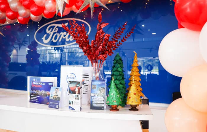 Christmas at Ford Alabang showroom