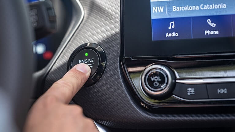 Bouton de démarrage système KeyFree Ford