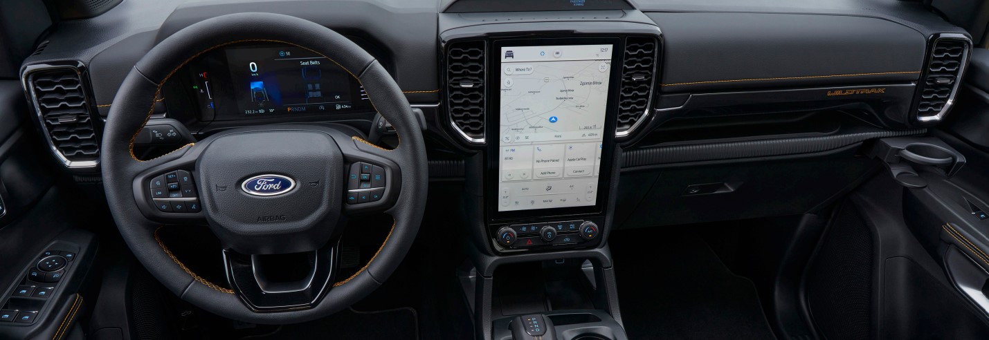 Ford Ranger Phev front interior