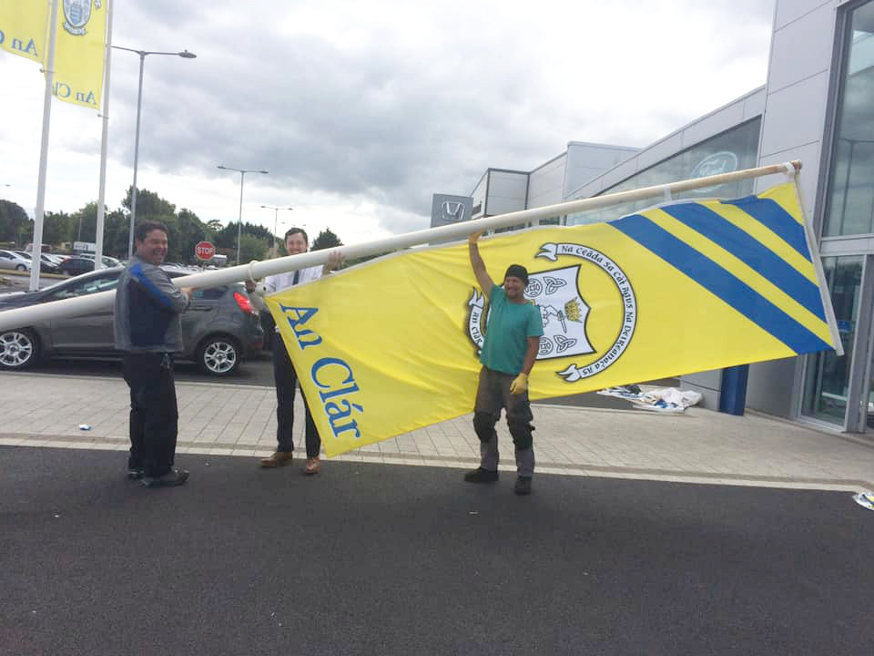 Sheils Ennis is proudly sponsoring a kit van to the Clare Senior Hurling Team Sheils Ennis is proudly sponsoring a kit van to the Clare Senior Hurling Team