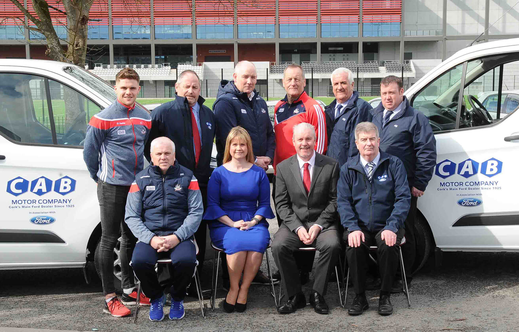 Cork GAA takes delivery of two Ford Transit Customs sponsored by CAB Motors