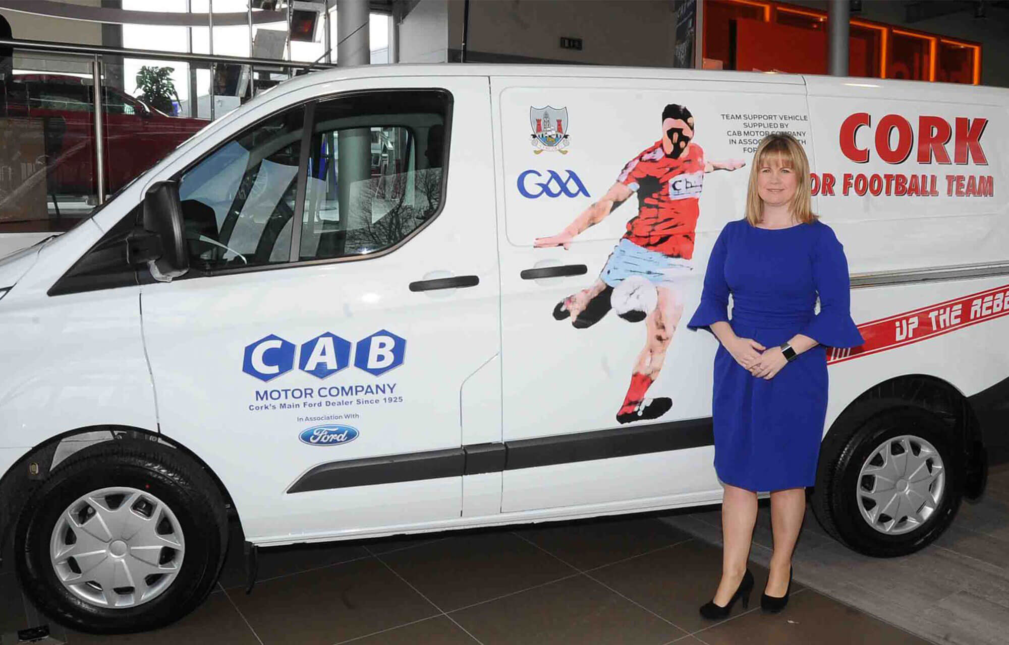 Cork GAA takes delivery of two Ford Transit Customs sponsored by CAB Motors