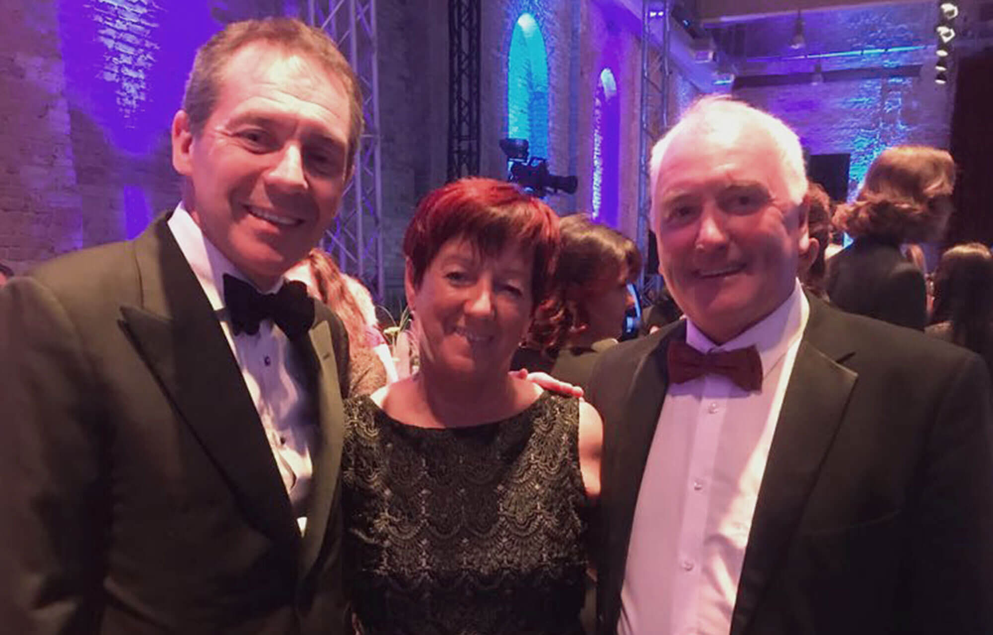 Michael and Mary Lyng pictured with Simon Armstrong, Ford Group Vice President and President of Ford Motor Company EMEA