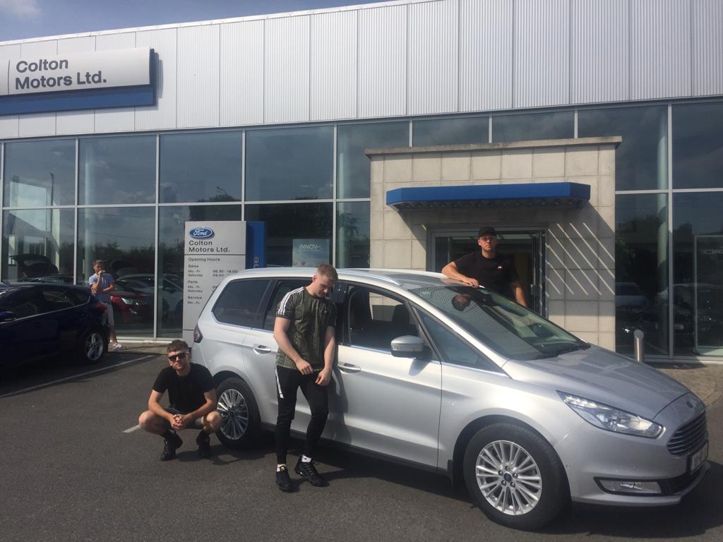 Chasing Abbey with one of Colton Motors Ford C-Max