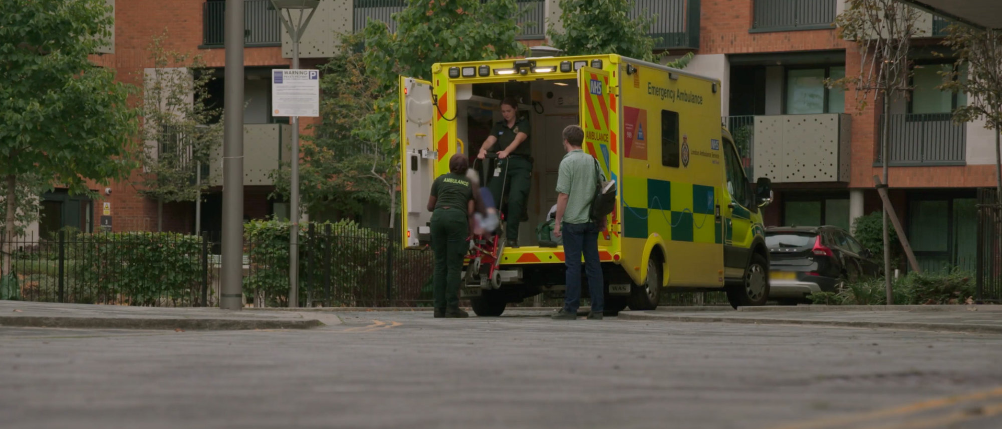 Ford E-transit ambulance London patient